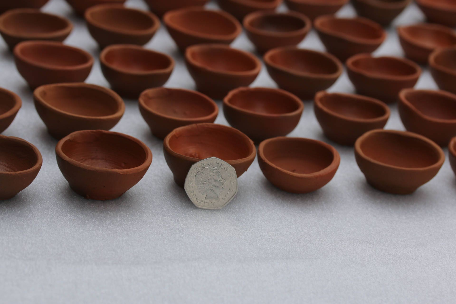 100 Clay Diya Diwali Clay Deepak Diya Pots Handmade Clay Etsy UK