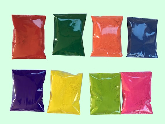Colour Run Powder Party Colour Indian Holi Festival Colour Colour Powder  50g X8 Bags 