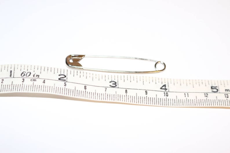 100 Safety Pinlarge safety pin safety pin 5cm long100 safety pins safety pin 100