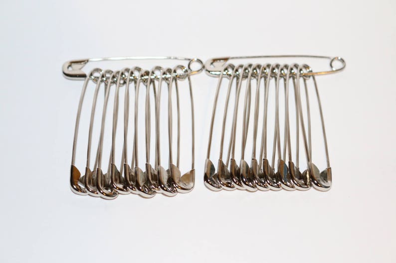 100 Safety Pinlarge safety pin safety pin 5cm long100 safety pins safety pin 100