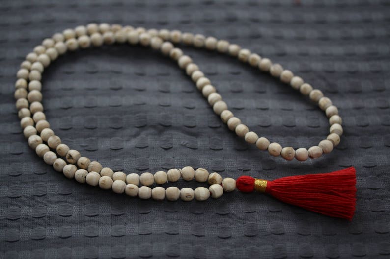 Tulsi Beads Mala Unknotted Tulsi Beads Japa Mala Handmade Etsy