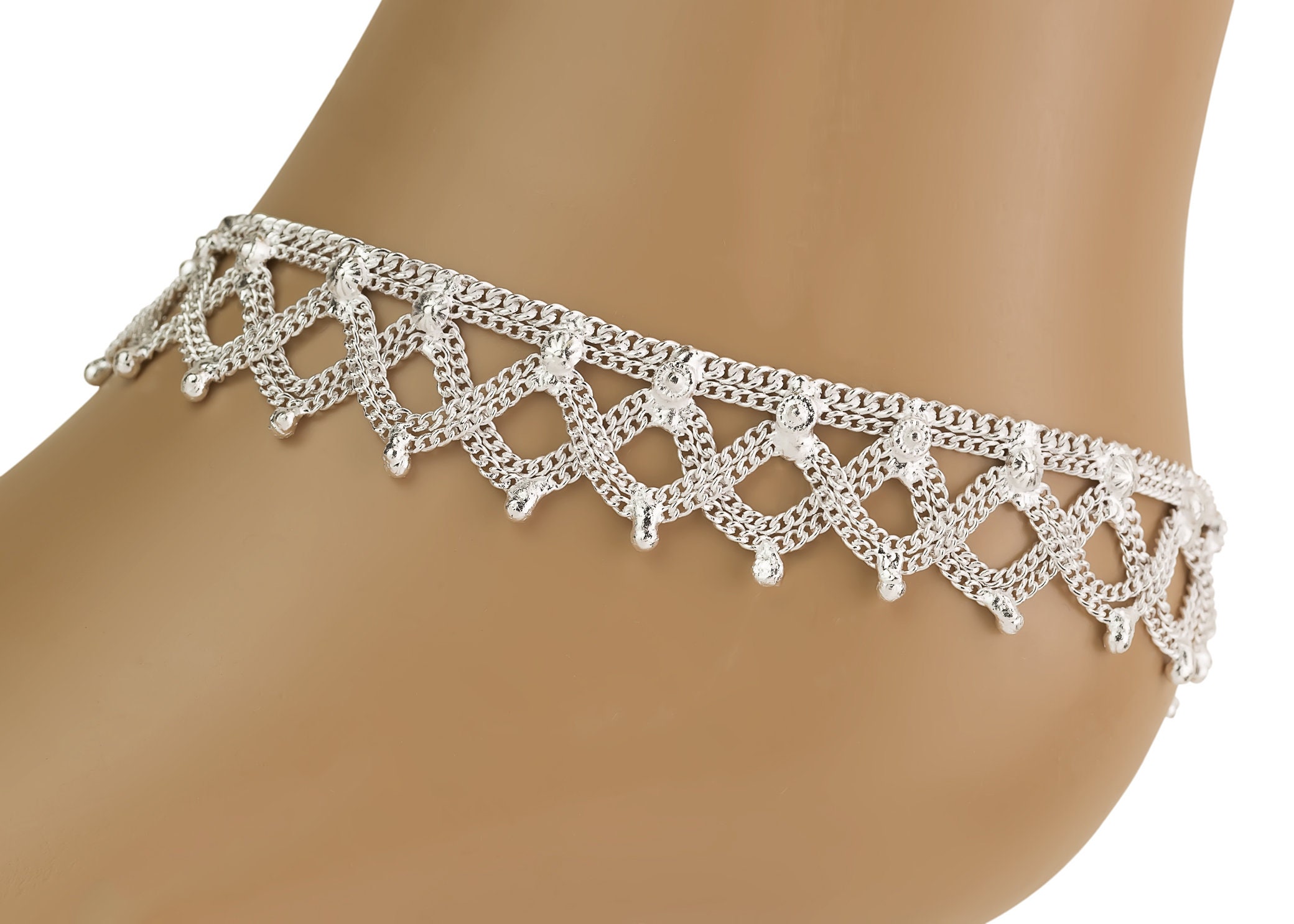 Silver payal shop price