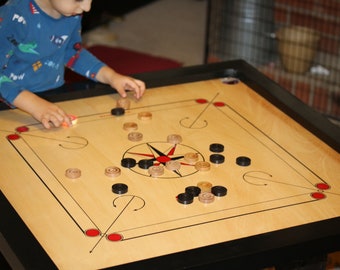 Carrom Board game - Perfect board game - Christmas gift - Carrom Board game 6mm thick plywood 33"x33"