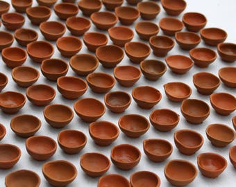 Diwali Himalaya Craft eco haat set of 21 Traditional Handmade Earthen Clay 