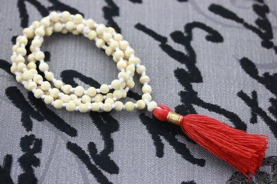 Tulsi Beads Handmade Mala 1081 Beads Hindu Yoga Meditation Japa