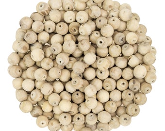 200 Loose Tulsi Round shape Beads/ 200 Tulsi beads/ Hindu Tulsi Holy Basil beads/ 200 Tulsi 8mm Beads