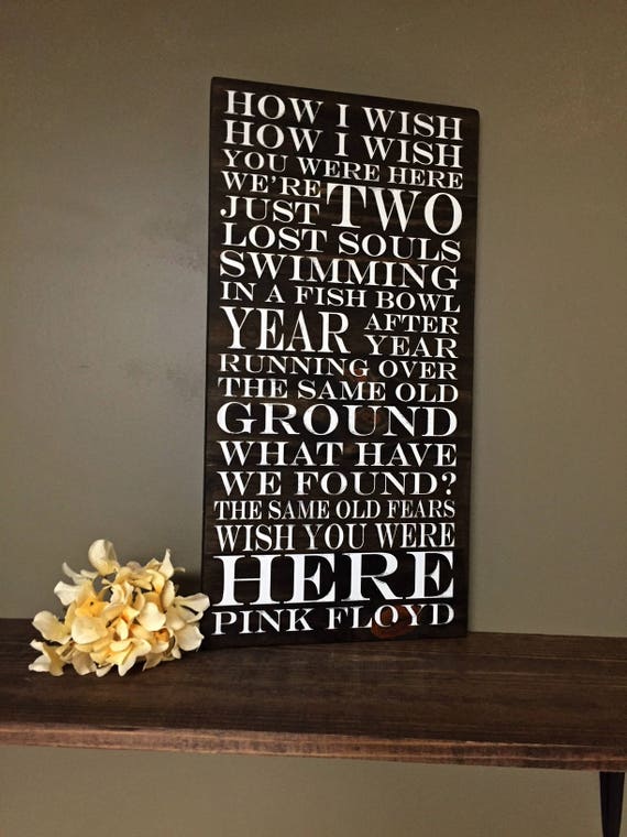 Pink Floyd Wish You Were Here Unique Gift Decor - Wish You Were Here Room Decor Pink Floyd Wish You Were Here Unique Gift Decor - Wish You Were Here Room Decor