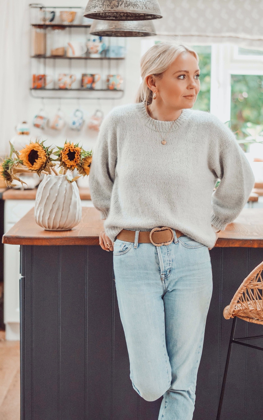 Putney Sweater Knitting Pattern UK - Main Image