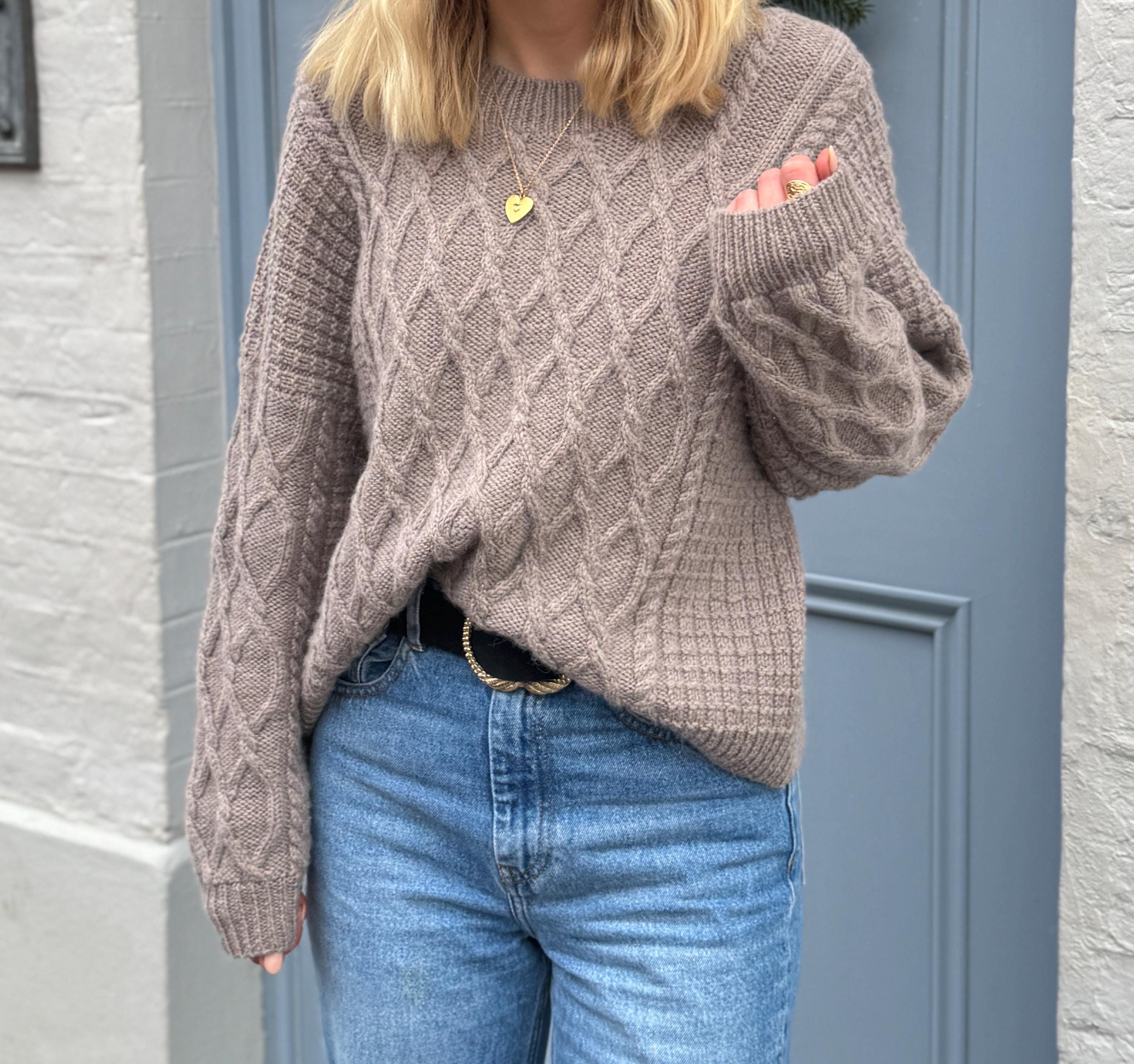 Skye DK Cable Sweater Pattern