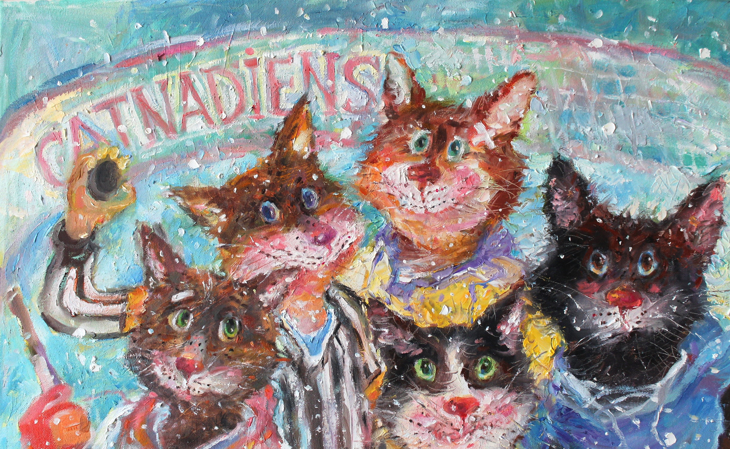 Hockey Cats Custom Cat Portraits Funny Cats Hockey team Etsy