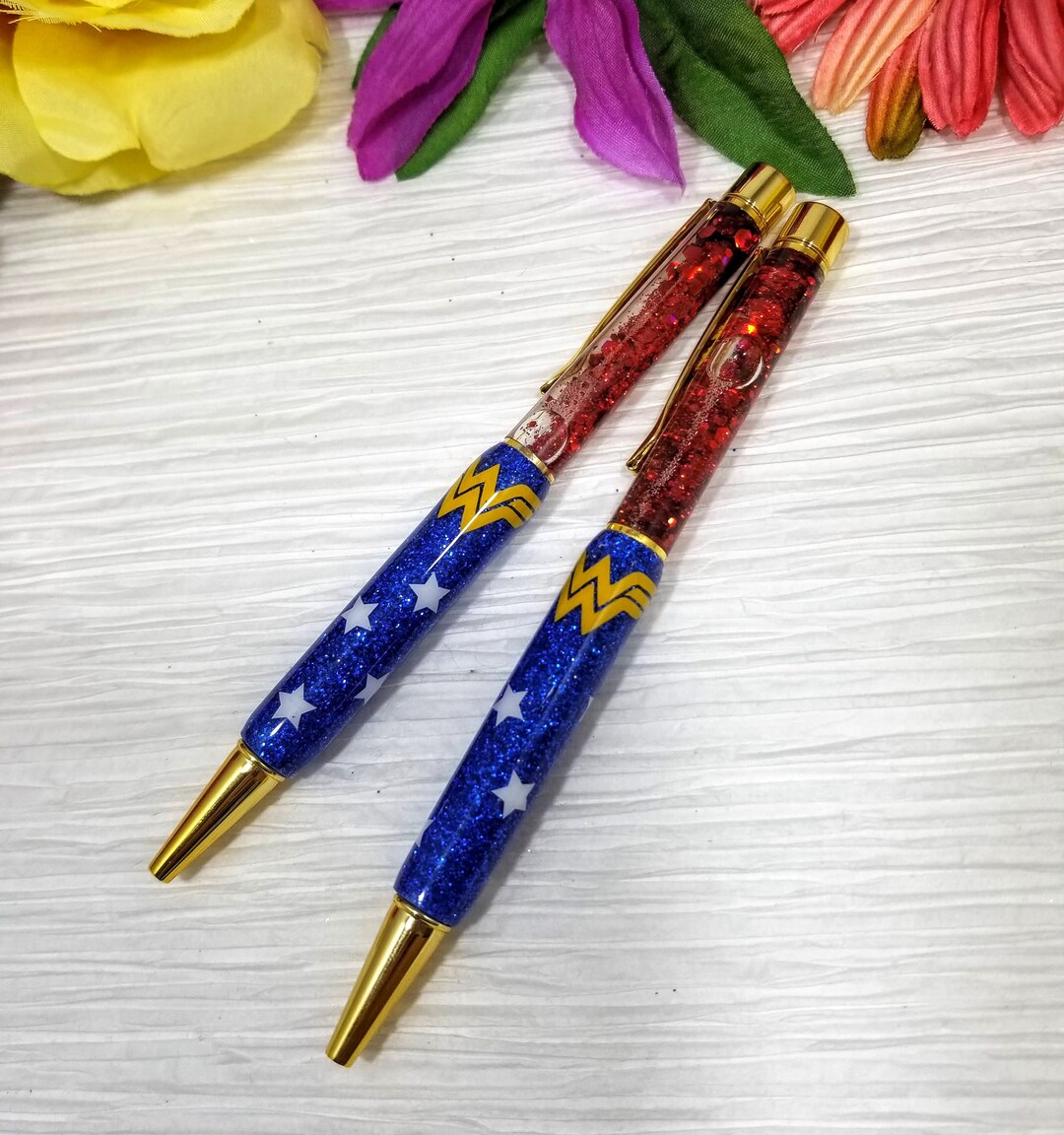 Floating Glitter Pen, Snowglobe Pen With Ball Point Ink Refill Etsy