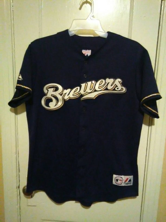 retro milwaukee brewers jersey