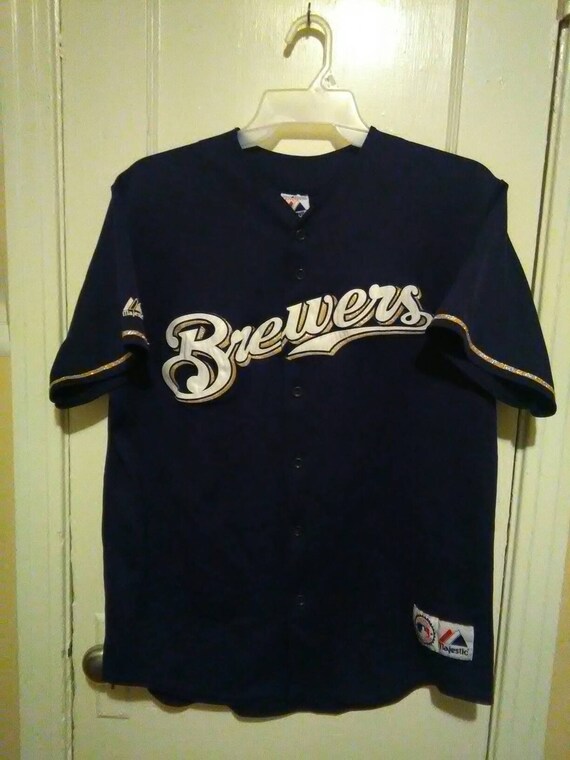 vintage brewers jersey