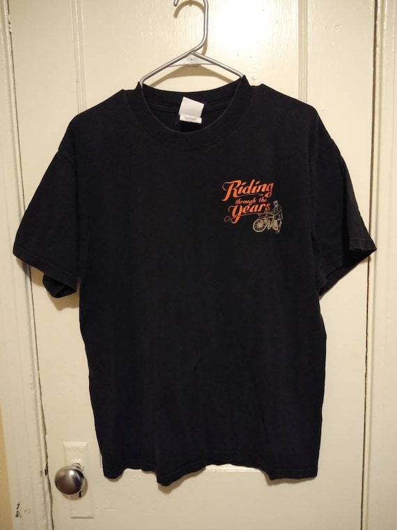 Riding biker Hartley Davidson T-shirt sz large