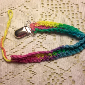 Pacifier leash in psychedelic