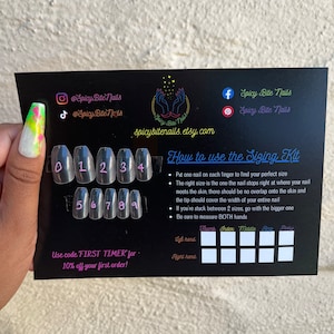 Press-on Nail Sizing Kit