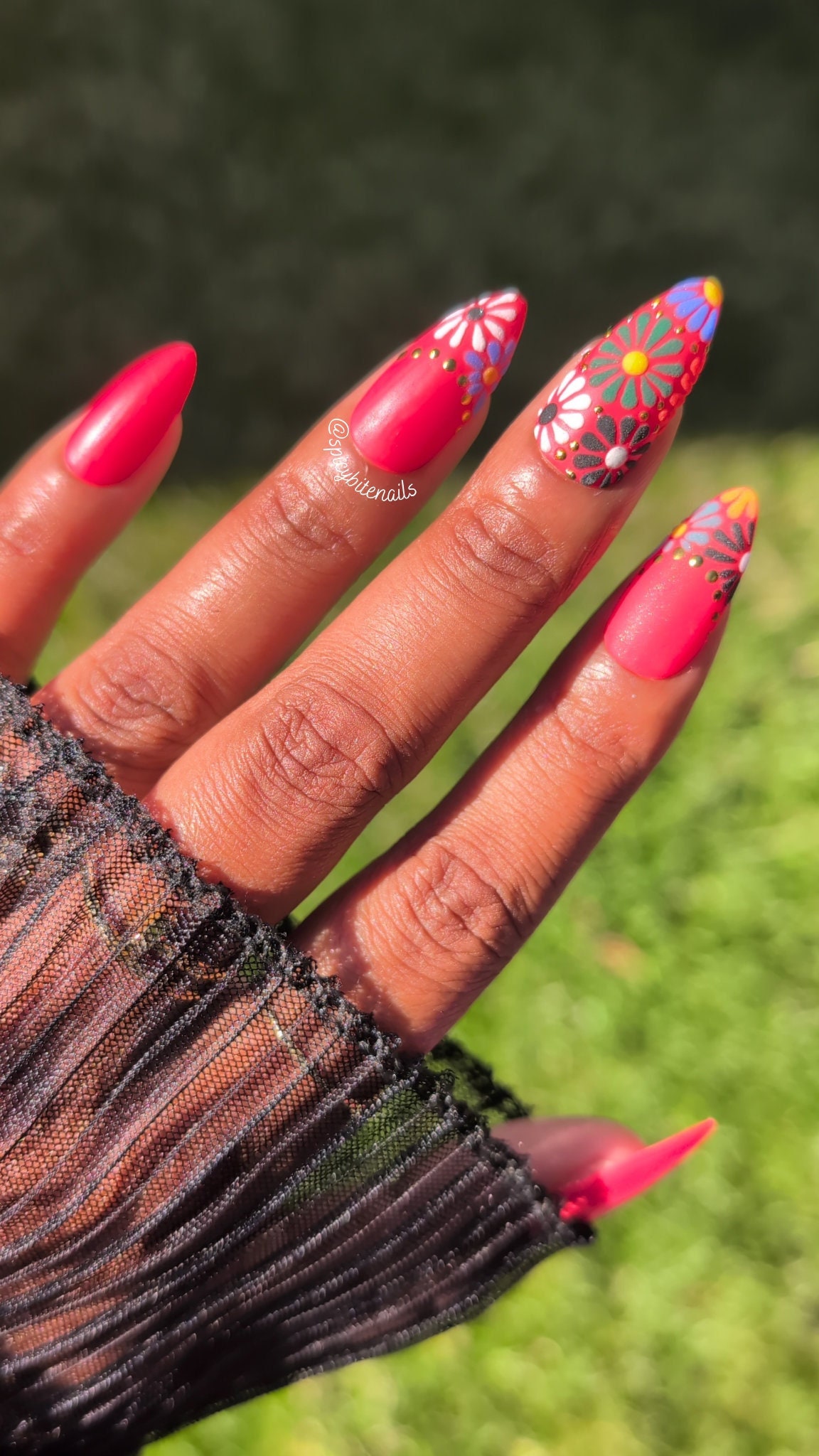 Brick Red Nail - Etsy Singapore