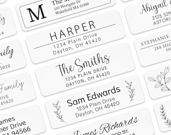 Personalized Return Address Labels - Custom Address Labels on a Roll