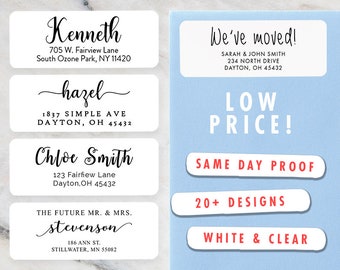 Address Labels Etsy