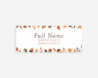 seasonal address labels return address labels custom address labels