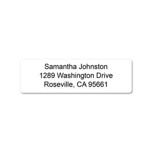 Standard Arial Font Address Label - Mailing Labels for Envelopes