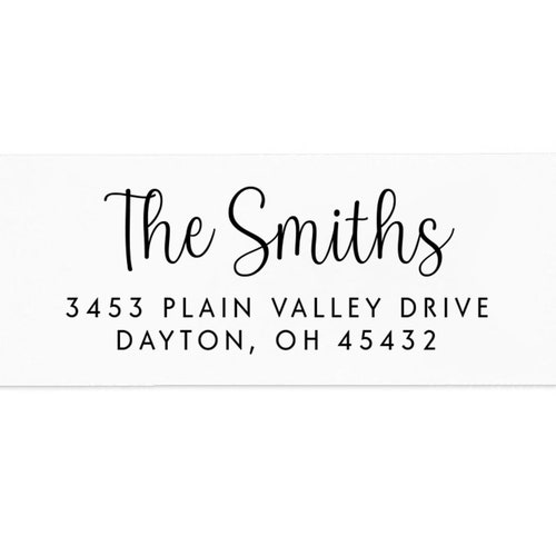 Custom Return Address Labels Wedding Address Labels Cursive Etsy