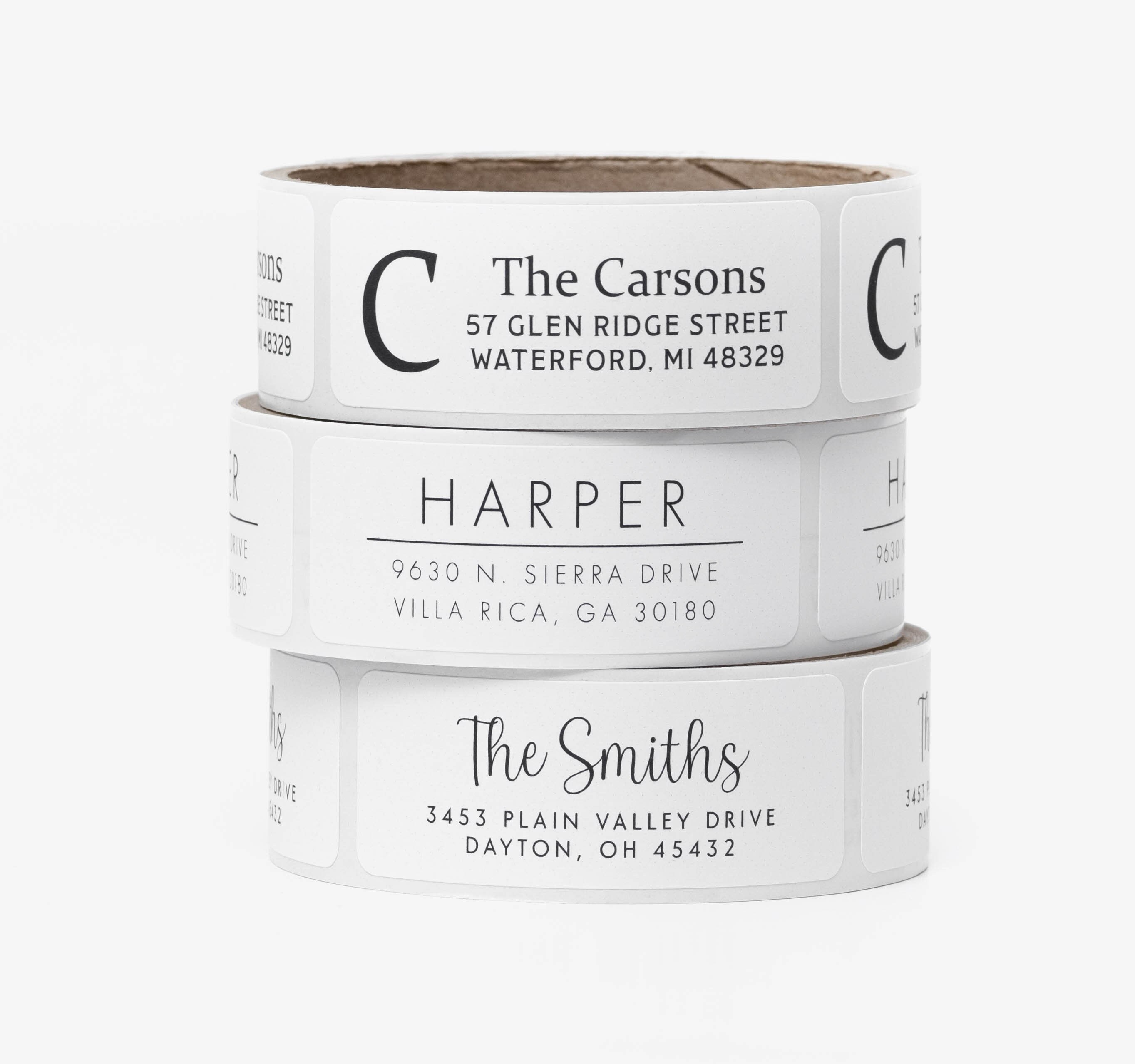Evrest Press Address Label Classic Designs