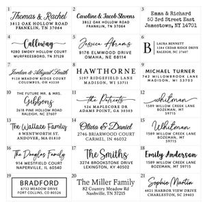 Address Labels, Return Address Labels, Personalized Address Labels, Self Adhesive Address Labels, Address Label Roll image 3