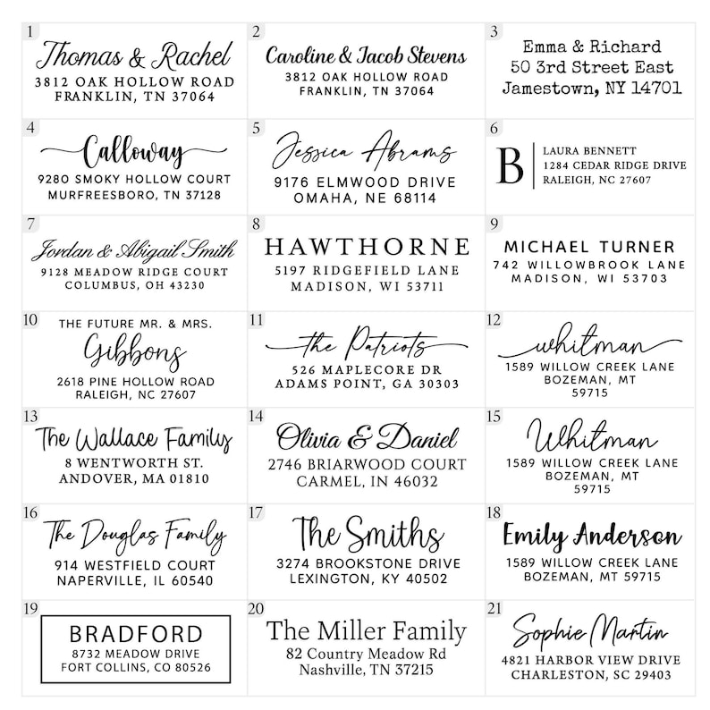 Address Labels, Return Address Labels, Personalized Address Labels, Self Adhesive Address Labels, Address Label Roll image 3