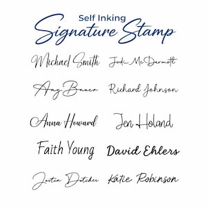 Personalizowany stempel z podpisem – spersonalizowany stempel z imieniem i nazwiskiem, tuszowany automatycznie (bezpłatny dowód cyfrowy)