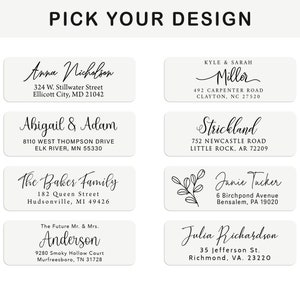 High Quality Roll Return Address Labels, Return Address Labels, Wedding Address Stickers, Calligraphy Address Labels, ROLL image 7