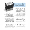 Address Stamp, Return Address Stamp, Custom Address Stamp, Self Inking Stamp, Personalized Stamp product logo