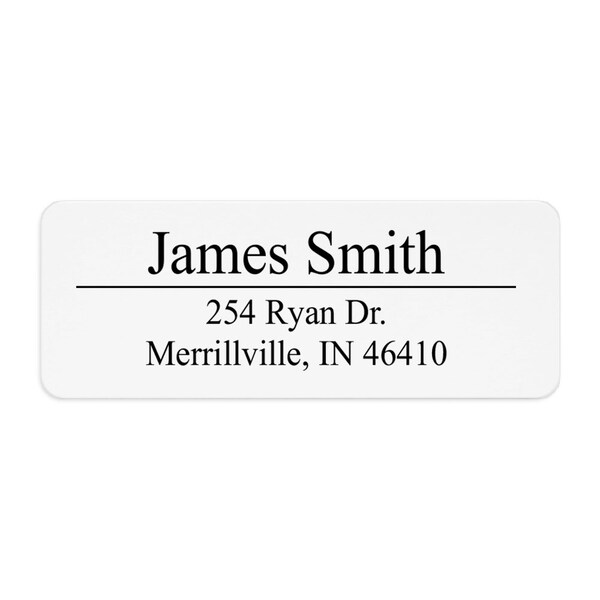 Personalized Address Labels Etsy