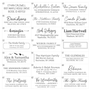 Address Labels, Return Address Labels, Personalized Address Labels, Self Adhesive Address Labels, Address Label Roll image 5