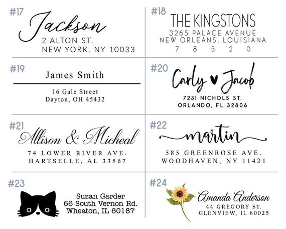 Using address labels stickers speeds up the wedding invitations' maili