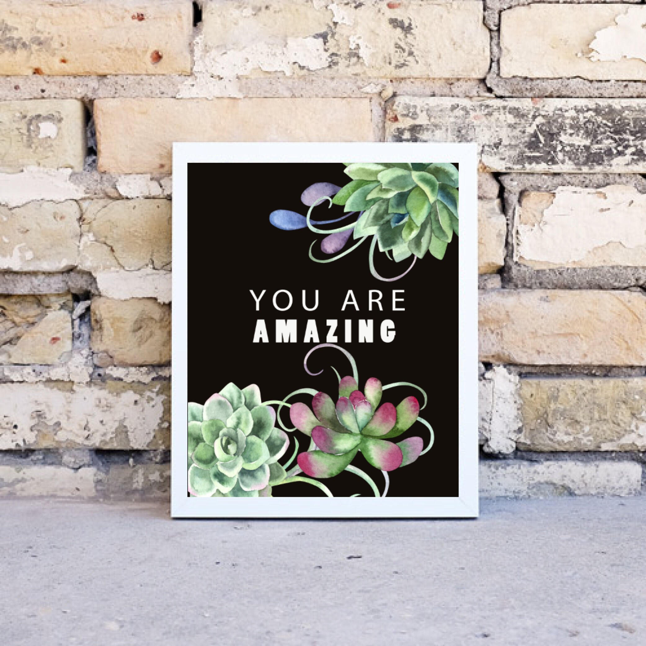 You are amazing Prints Wall Art Quote Prints Art Print Etsy