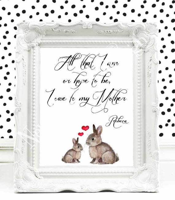 Mother Daughter Gift Personalized Mother Gift Valentine S Etsy