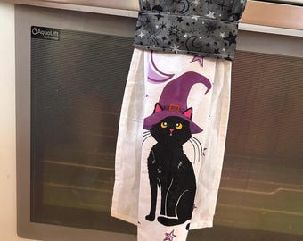 Hanging dish towels