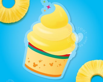 Disney Snacks Dole Whip Sticker 3”
