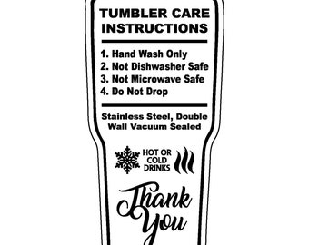 Tarjetas para el cuidado de vasos (paquete de 25)