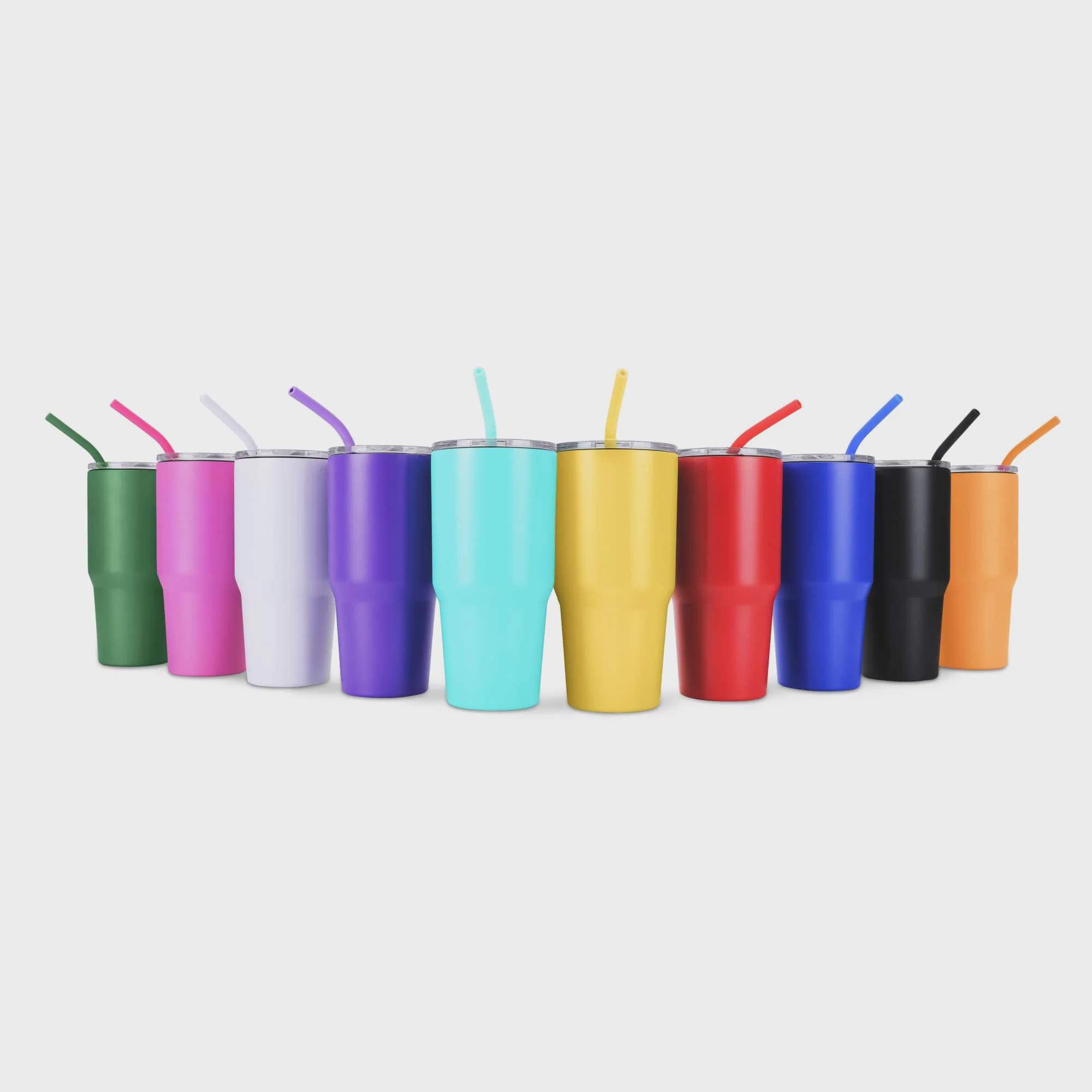 Wholesale Powder Coated 30 Oz Tumblers, Bulk Tumblers for Laser Engraving,  Double Wall Stainless Steel Tumblers in Bulk, Travel Mugs & Cups - Etsy