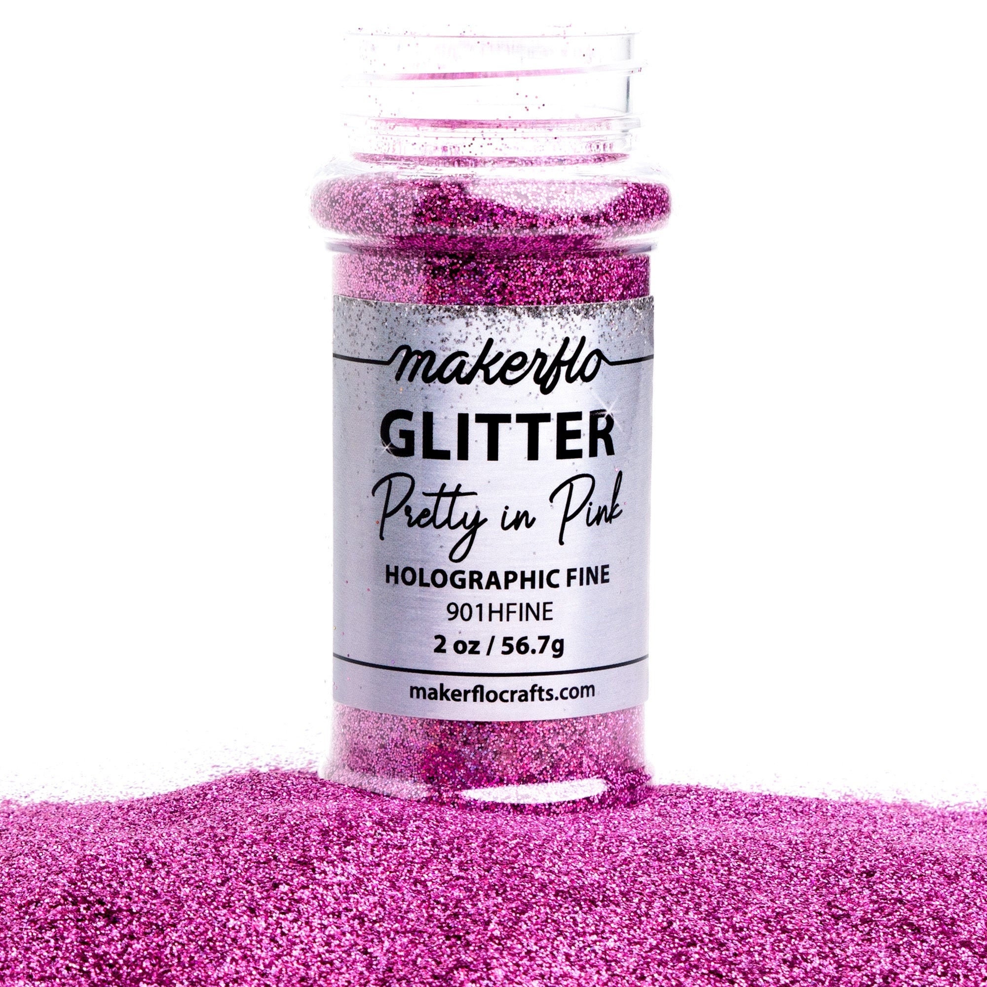 Pretty in Pink - Glitter - Pink Glitter - Pink Holographic Chunky Glit –  80's Girl Glitter