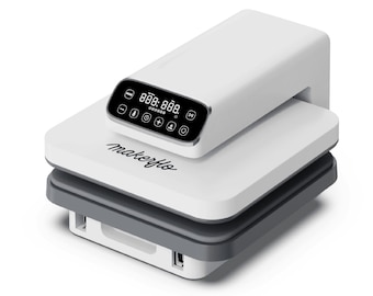 MakerFlo 15x15 Auto Heat Press Machine, Auto Open Heat Press for Sublimation, HTV, DTF, T-Shirts & Craft Projects