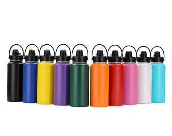 Wholesale 32 oz Hydro Water Bottle, Bulk Water Bottles, Powder Coated Bottles for Laser Engraving, Bulk Stainless Steel Water Bottle Blanks