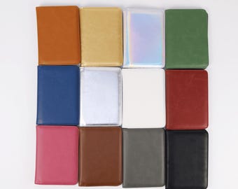 MakerFlo Laserette™ Passport Wallet Blank, Engravable Vegan Leather Travel Passport Holder with RFID Blocking, Card & Cash Slots