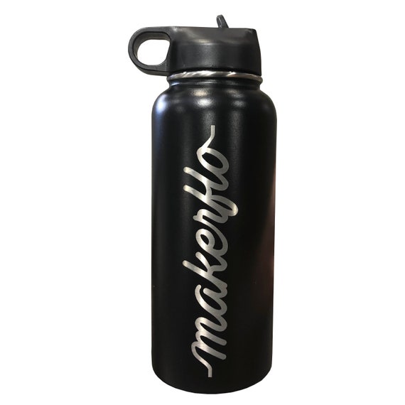 MakerFlo 32 oz Hydro Water Bottle - 2 Lids - Stainless Steel | Michaels