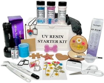 UV Resin Starter Kit, Resin Kit for Beginners, Ornaments, Keychain, Jewelry, Home Decor, Thanksgiving, Christmas