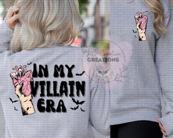 In My Villain Era, Villain, Halloween, spooky, PNG file