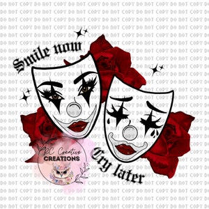 Smile Now Cry Later, Chicano, Chola, Cholo, Roses,Bundle PNG, PNG file