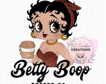 Betty, Kaffee, Kaffee co. ,Boop, Kirsche, PNG Datei